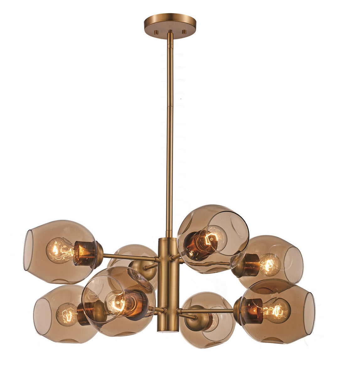 Mid. Chandeliers - Glass Down - available from The Lighting Shoppe, trusted by Canadian homeowners