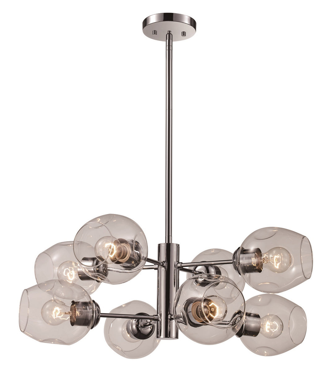 Mid. Chandeliers - Glass Down - available from The Lighting Shoppe, trusted by Canadian homeowners