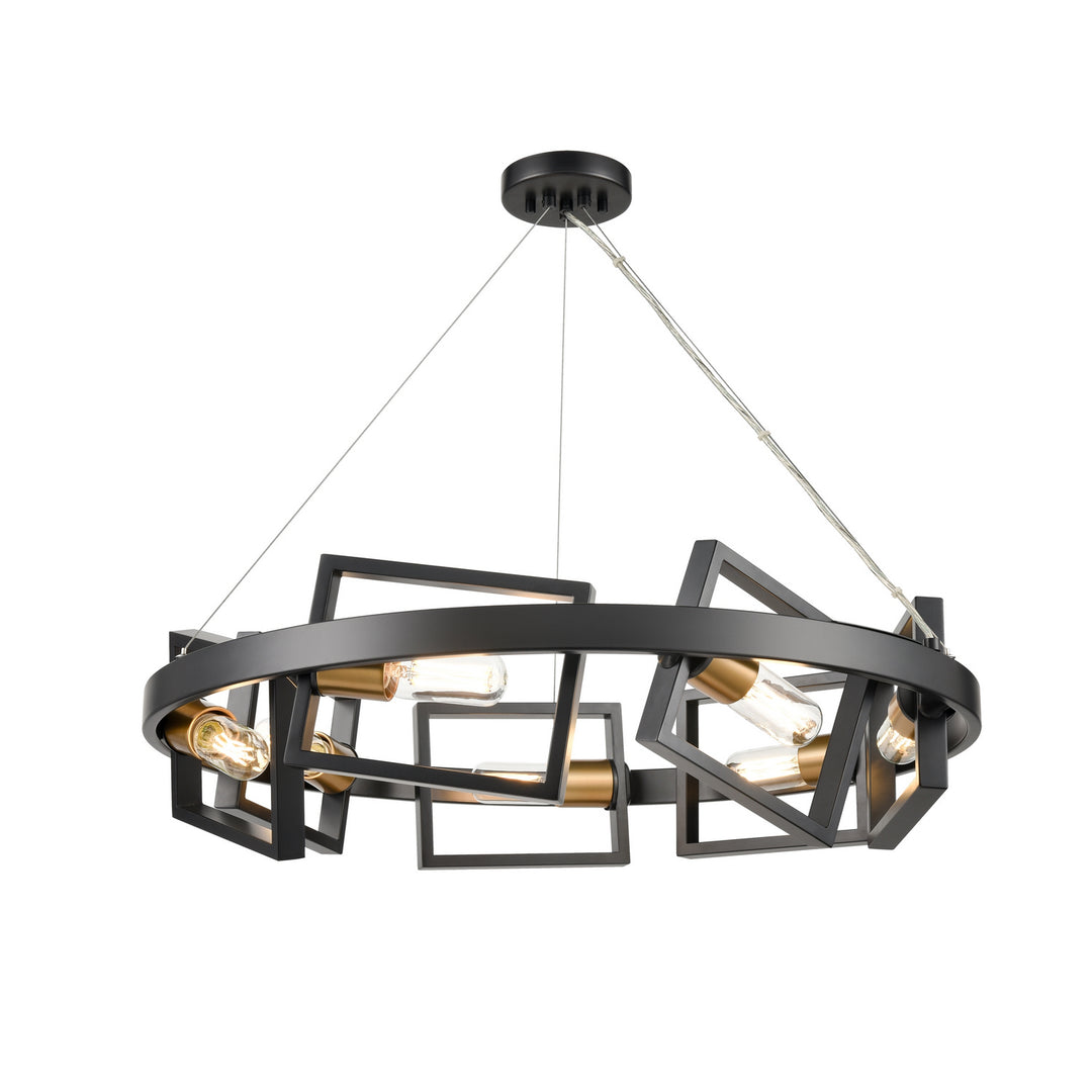 DVI Canada - DVP45224MF+GR - Seven Light Chandelier - Northwest Passage - Multiple Finishes And Graphite