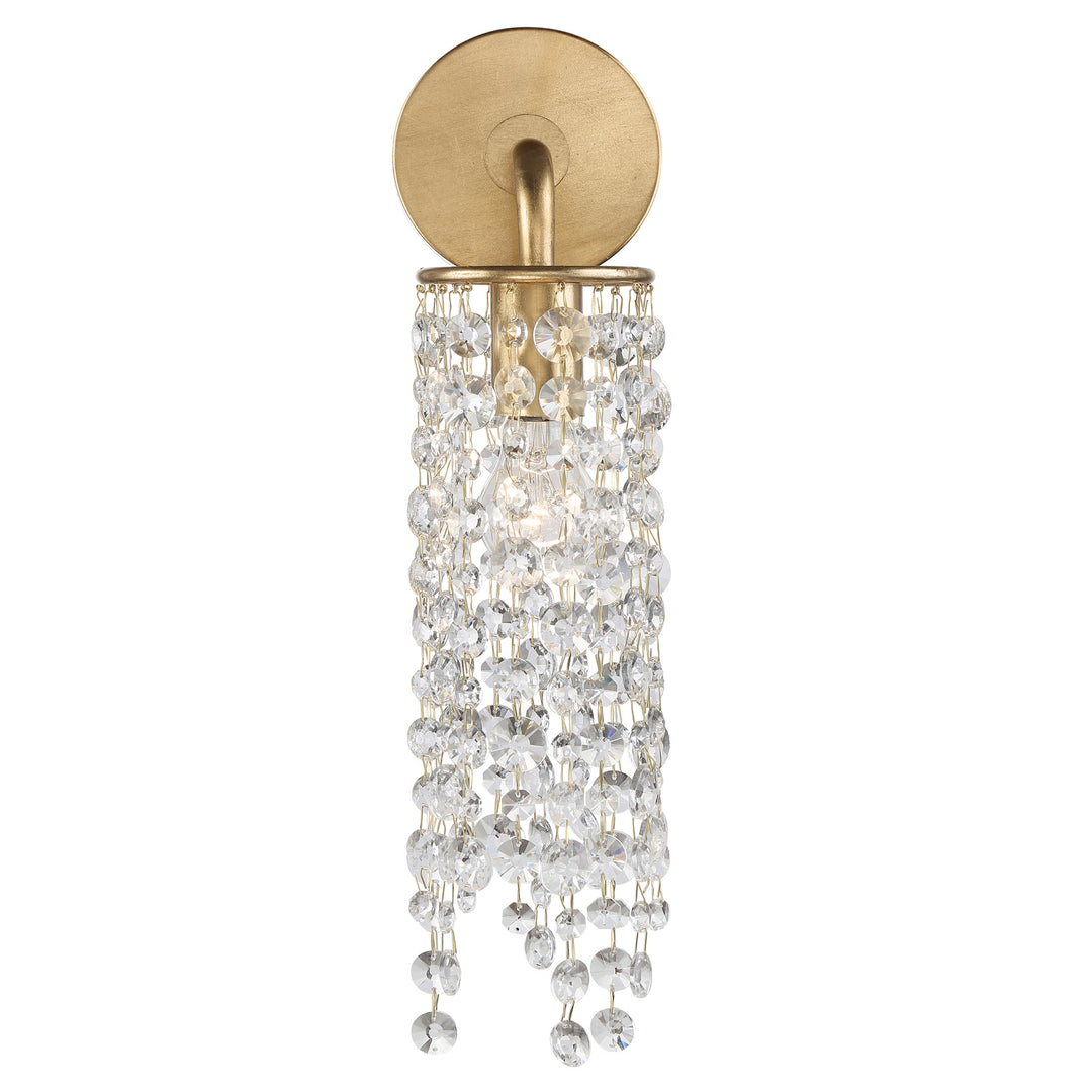 Gabrielle One Light Wall Sconce in Antique Gold - available from The Lighting Shoppe, trusted by Canadian homeowners