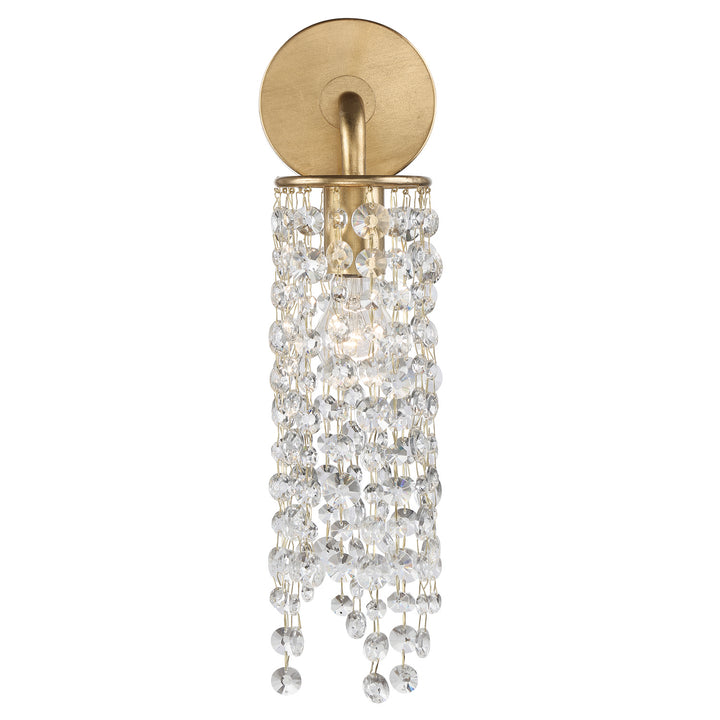 Gabrielle One Light Wall Sconce in Antique Gold - available from The Lighting Shoppe, trusted by Canadian homeowners
