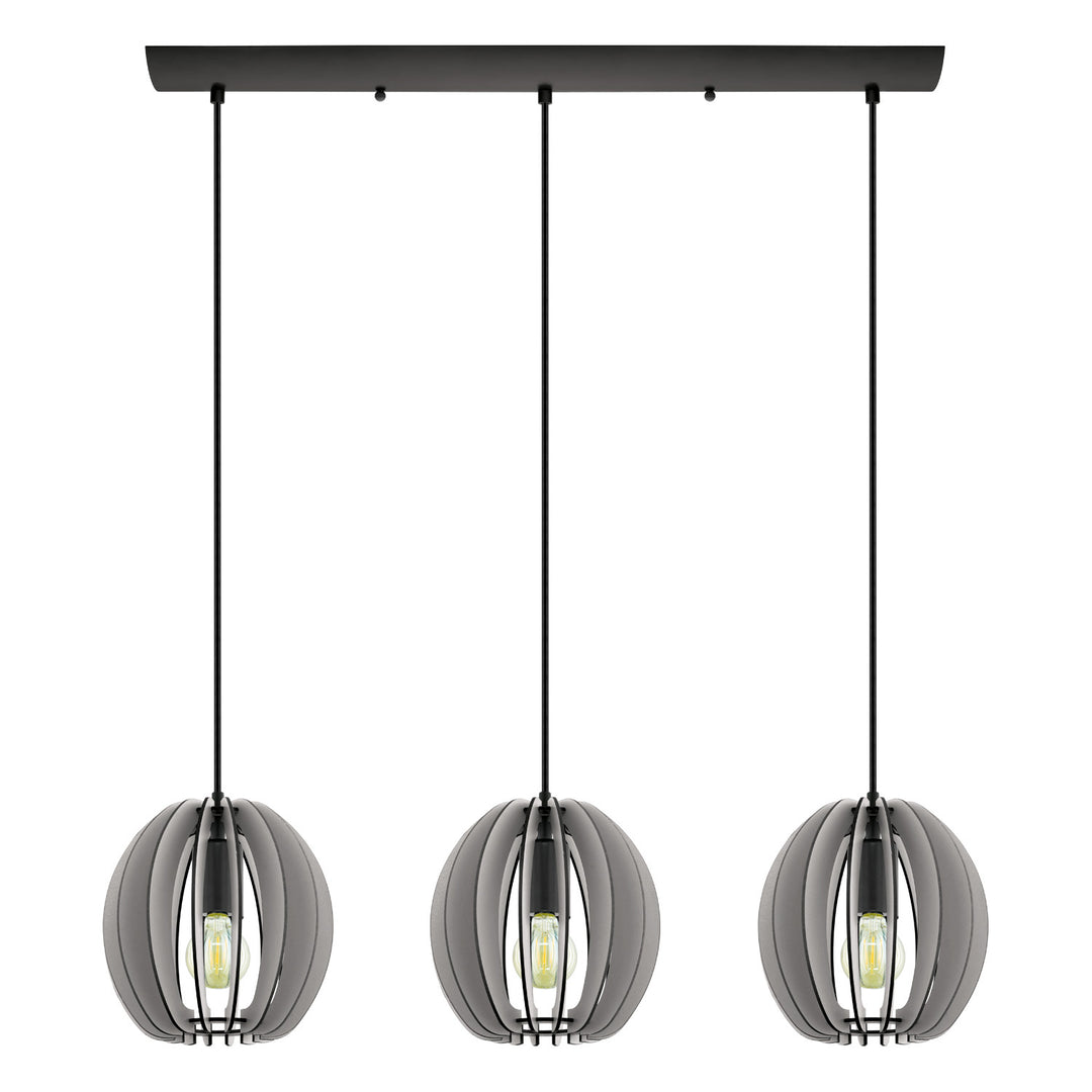 Holden Three Light Suspension in Black - available from The Lighting Shoppe, trusted by Canadian homeowners