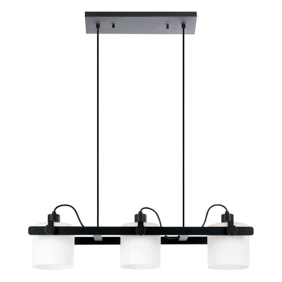 Drummond Three Light Pendant in Black - available from The Lighting Shoppe, trusted by Canadian homeowners