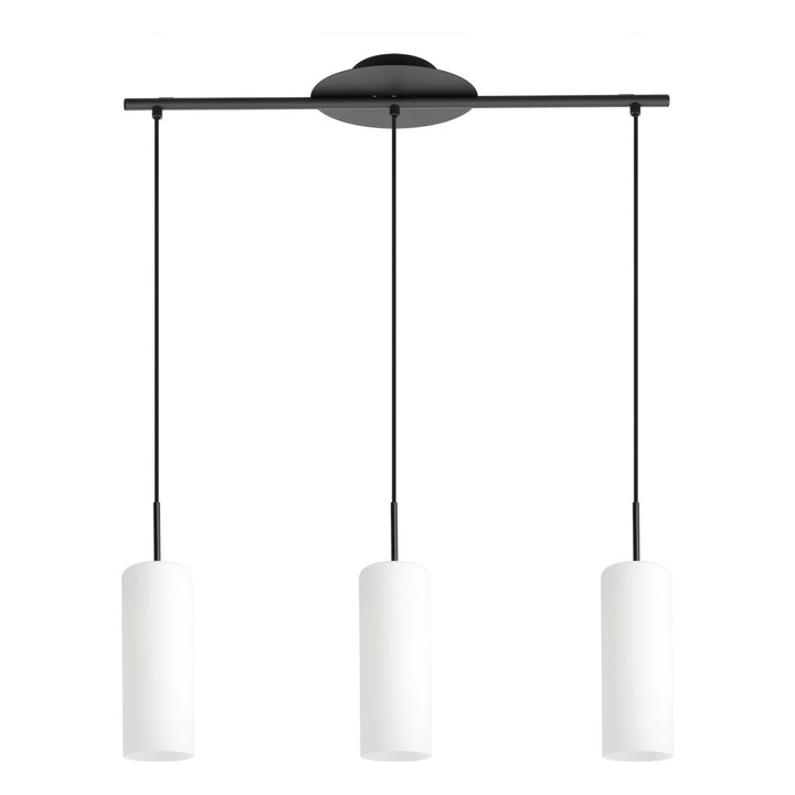 Troy 3 Three Light Pendant in Structured Black - available from The Lighting Shoppe, trusted by Canadian homeowners