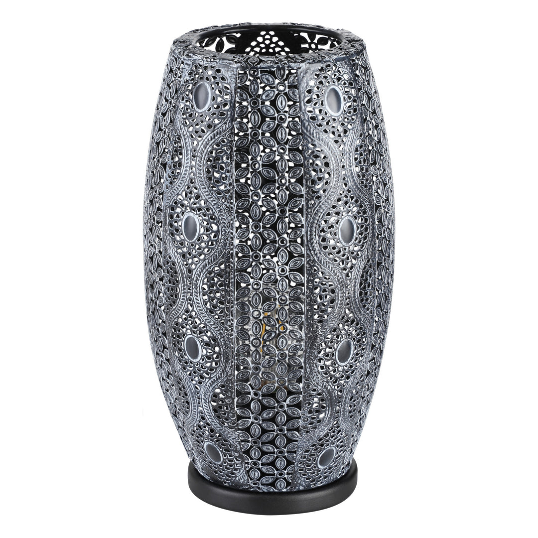 Riyadh One Light Table Lamp in Antique Black - available from The Lighting Shoppe, trusted by Canadian homeowners