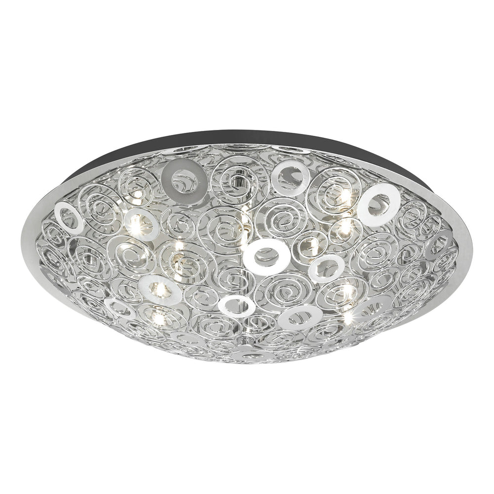 Cromer 12 Light Ceiling Mount in Chrome - available from The Lighting Shoppe, trusted by Canadian homeowners