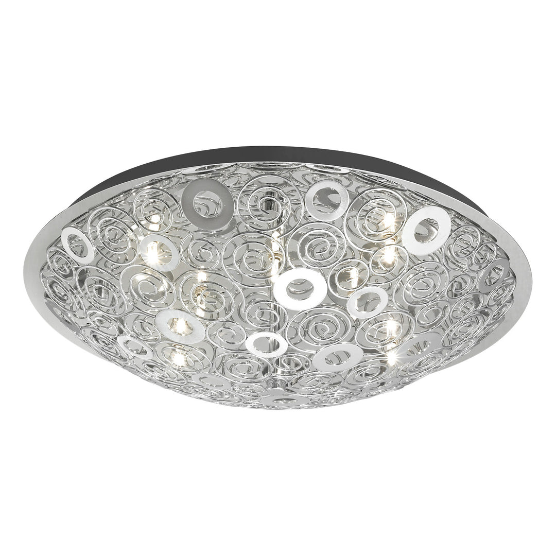 Cromer 12 Light Ceiling Mount in Chrome - available from The Lighting Shoppe, trusted by Canadian homeowners