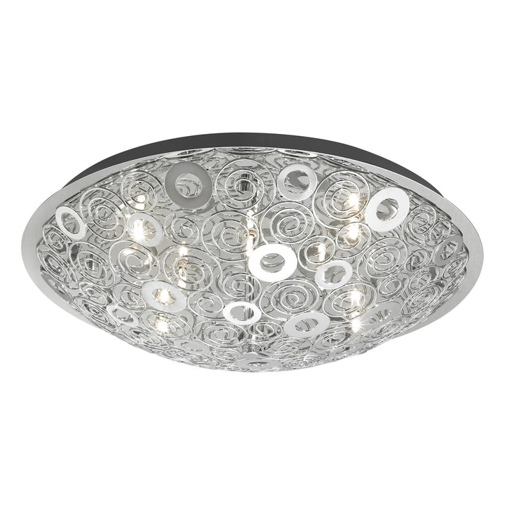 Cromer 12 Light Ceiling Mount in Chrome - available from The Lighting Shoppe, trusted by Canadian homeowners