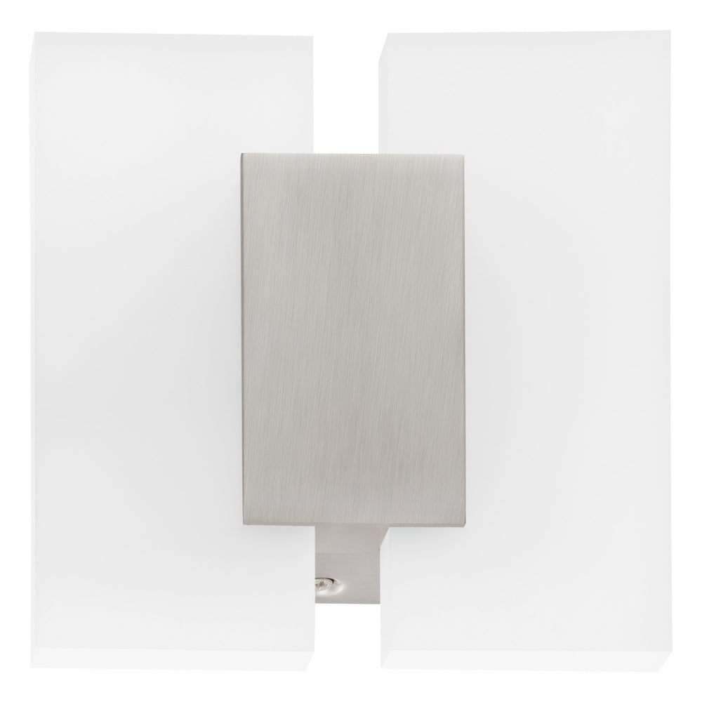 Metrass 2 LED Wall Sconce in Matte Nickel - available from The Lighting Shoppe, trusted by Canadian homeowners