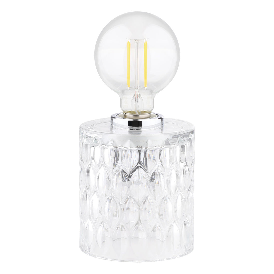 Cercamar One Light Table Lamp in Chrome - available from The Lighting Shoppe, trusted by Canadian homeowners