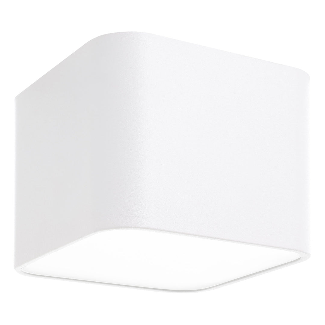 Grimasola One Light Ceiling Mount in White - available from The Lighting Shoppe, trusted by Canadian homeowners