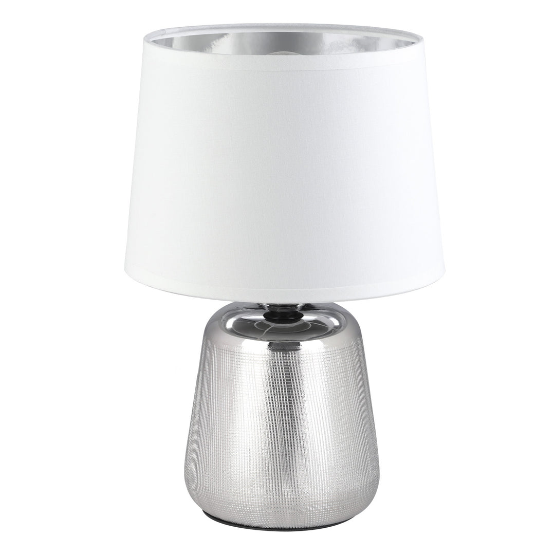 Manalba 1 One Light Table Lamp in Silver - available from The Lighting Shoppe, trusted by Canadian homeowners