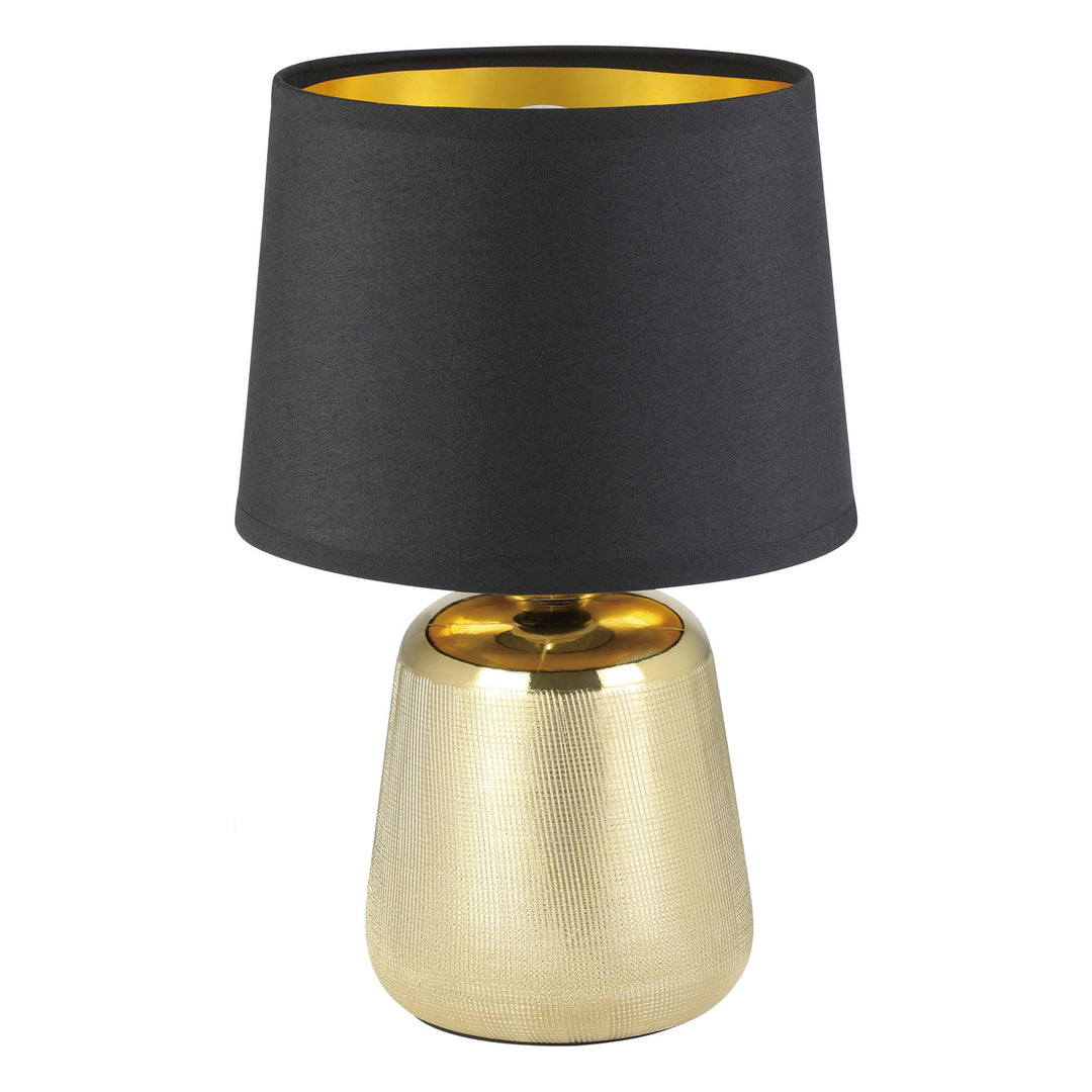 Manalba 1 One Light Table Lamp in Gold - available from The Lighting Shoppe, trusted by Canadian homeowners