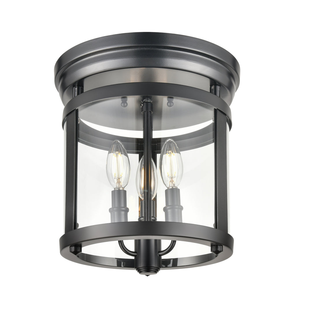 DVI Canada - DVP4432EB - Three Light Flush Mount - Niagara Special Edition - Ebony