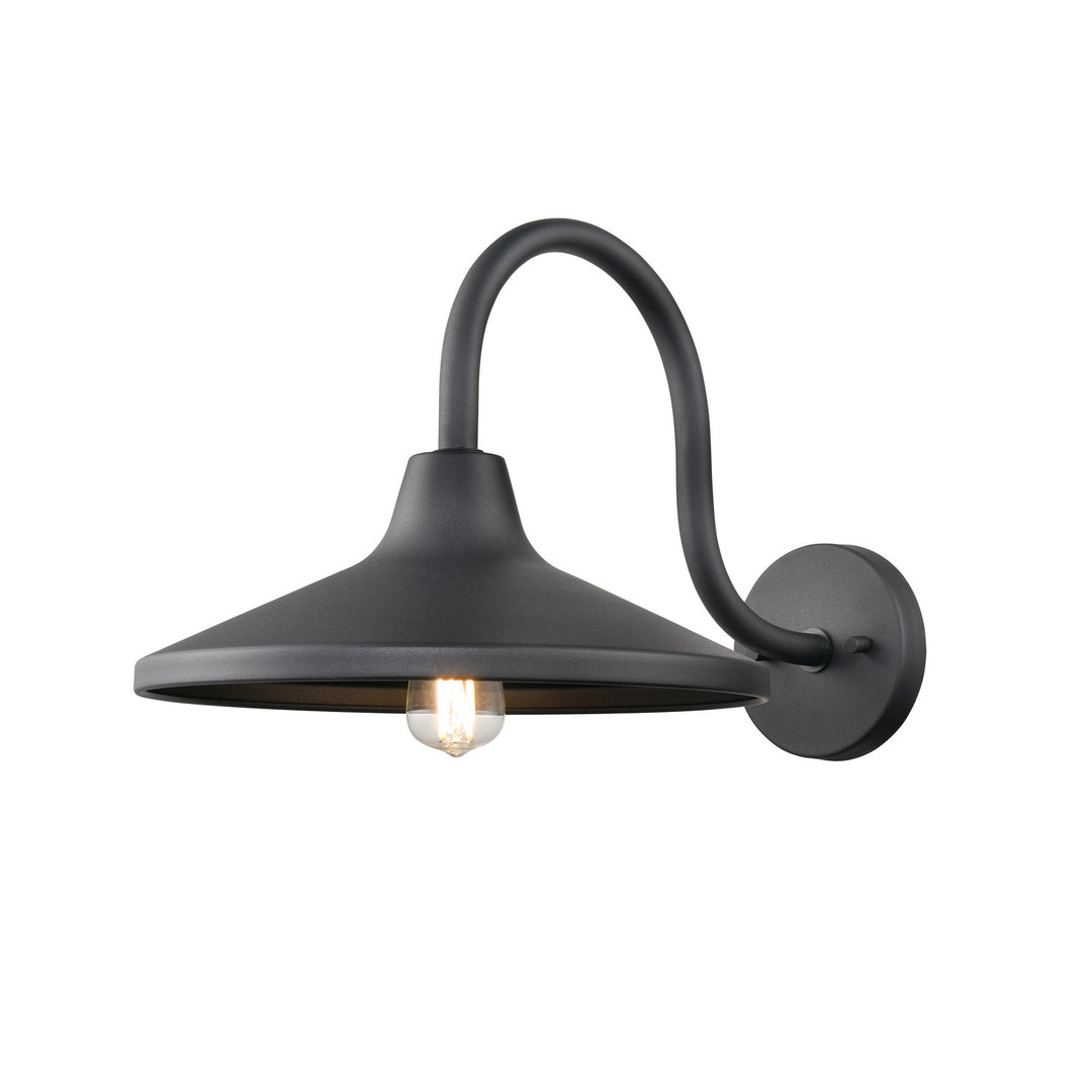 Somerset Outdoor One Light Outdoor Wall Sconce in Black - available from The Lighting Shoppe, trusted by Canadian homeowners