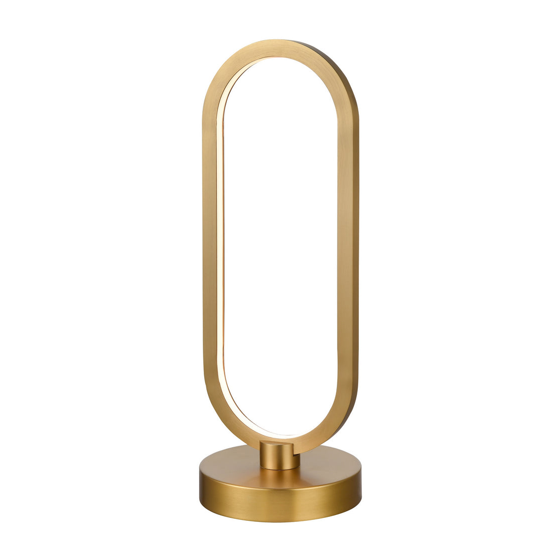 Perigee Ac Led LED Table Lamp in Brass - available from The Lighting Shoppe, trusted by Canadian homeowners