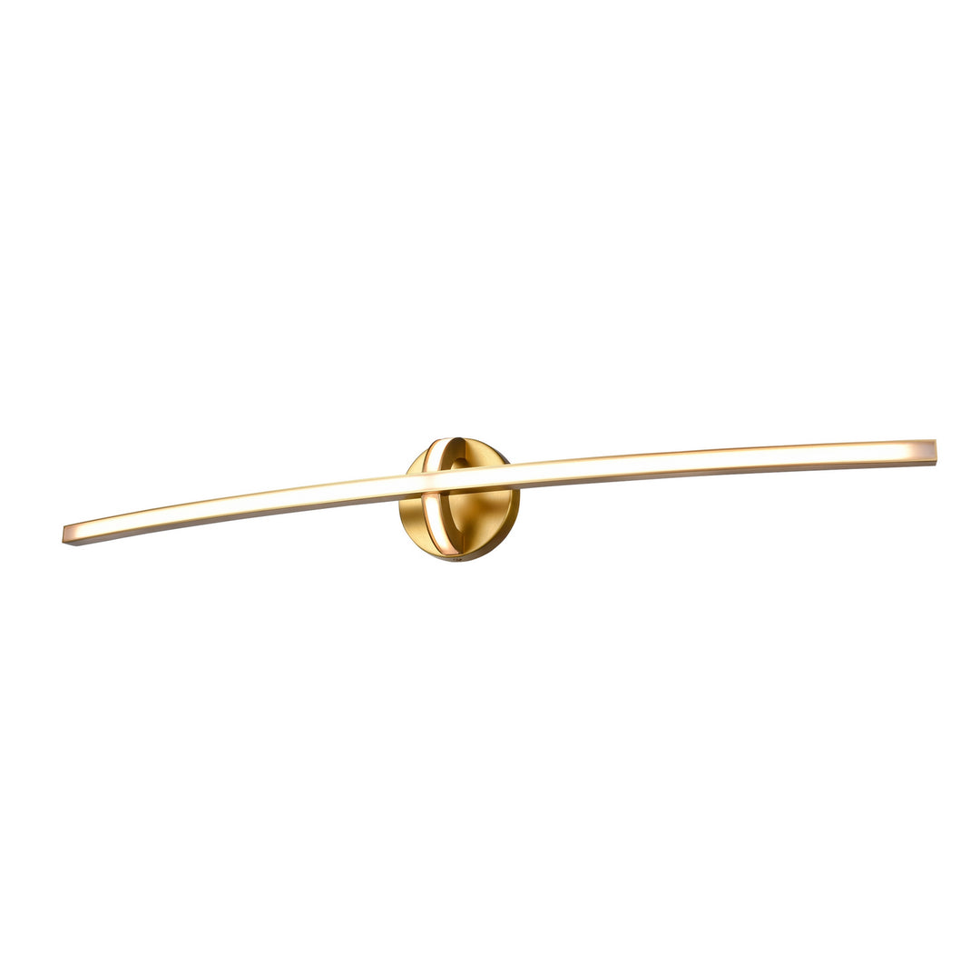 Perigee Ac Led LED Vanity in Brass - available from The Lighting Shoppe, trusted by Canadian homeowners