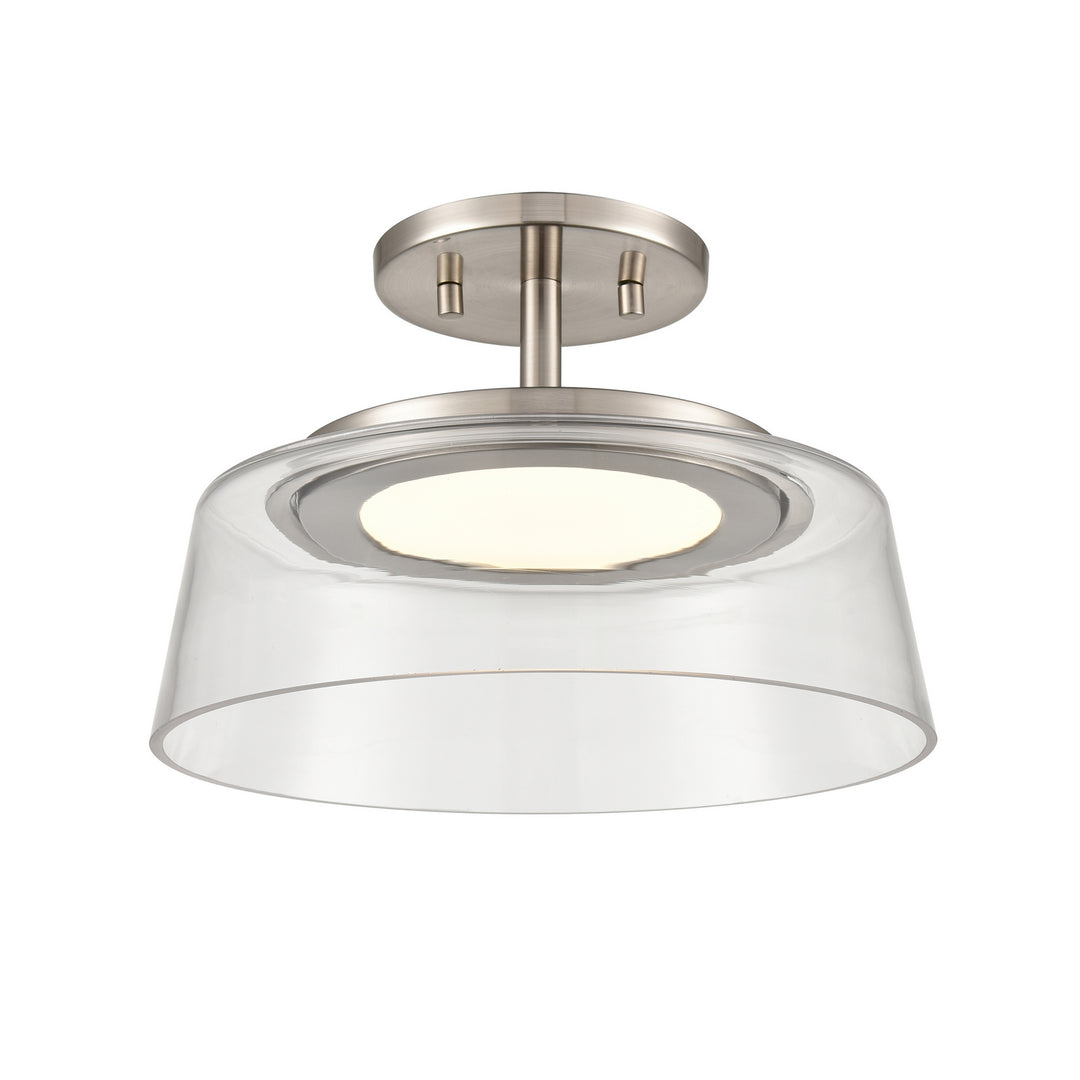 DVI Canada - DVP46720SN-CL - LED Dual Mount - Triptych - Satin Nickel w/Clear Glass