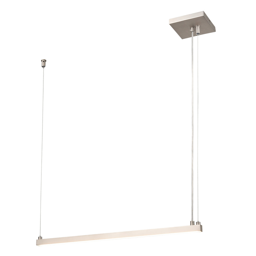 Irdani Ac Led LED Linear Pendant in Buffed Nickel - available from The Lighting Shoppe, trusted by Canadian homeowners