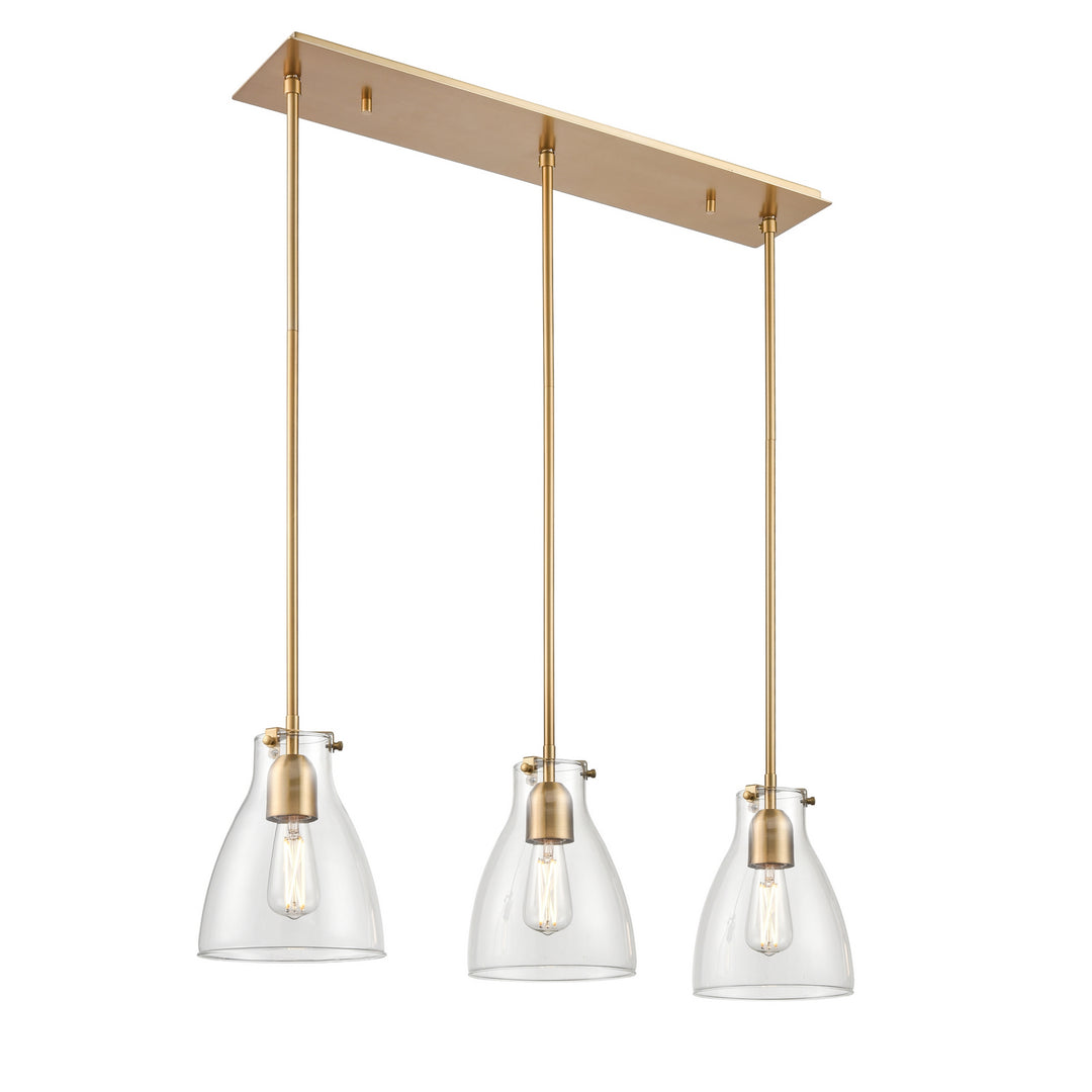 DVI Canada - DVP47053BR-CL - Three Light Linear - Emma - Brass w/Clear Glass