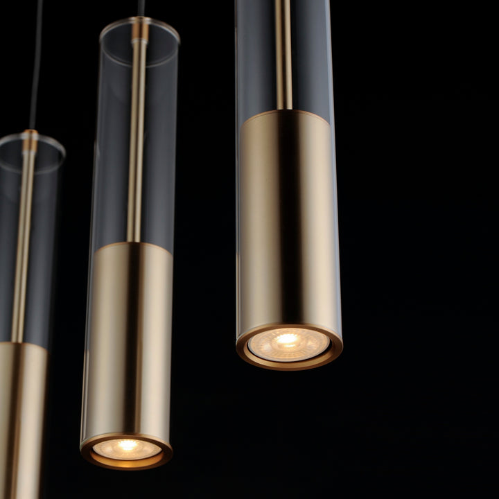 ET2 - E11004-24SBR - LED Linear Pendant - Torch - Satin Brass