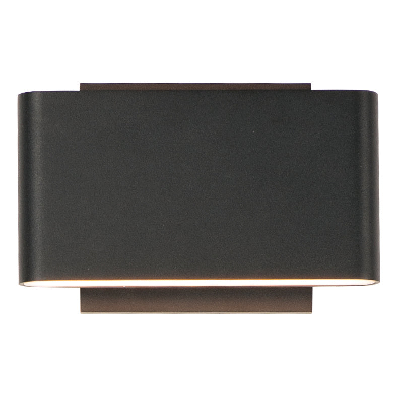 Alumilux Spartan LED Outdoor Wall Sconce in Black - available from The Lighting Shoppe, trusted by Canadian homeowners