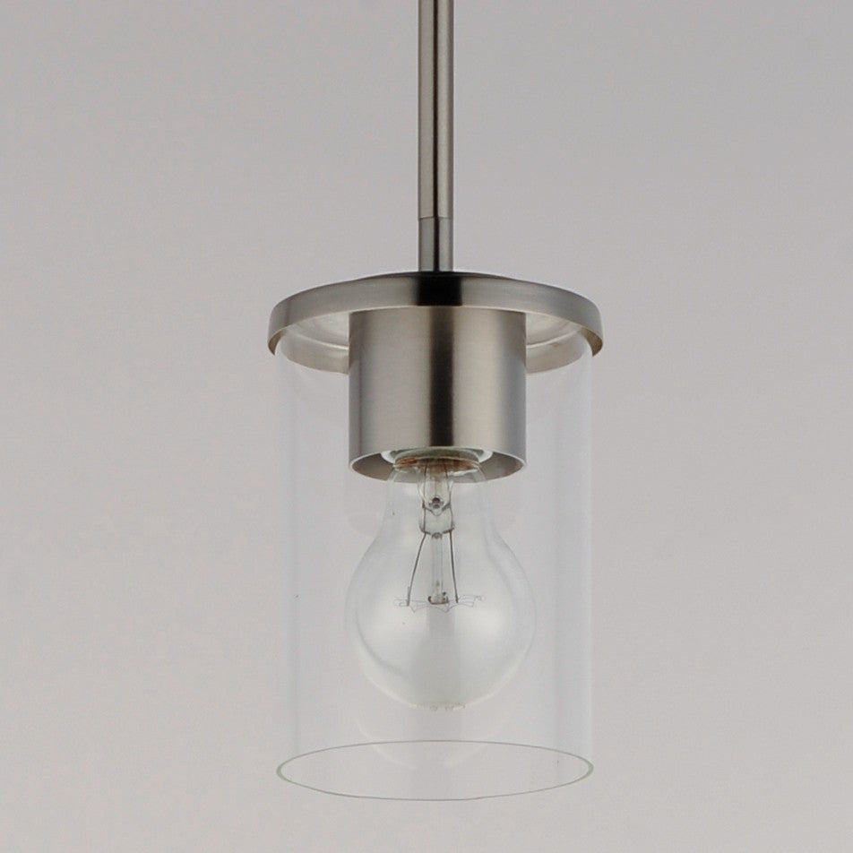 Maxim - 90200CLSN - One Light Mini Pendant - Corona - Satin Nickel