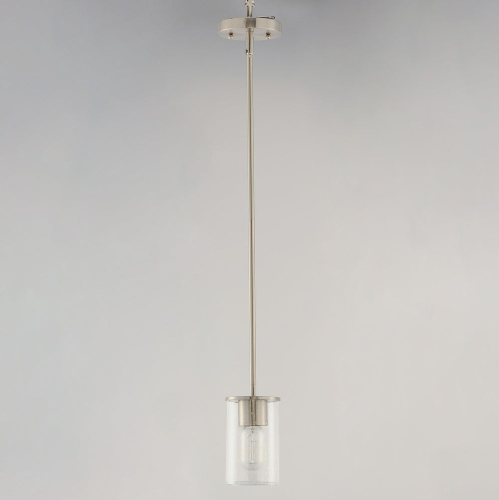 Maxim - 91840CDSN - One Light Mini Pendant - Sleek - Satin Nickel