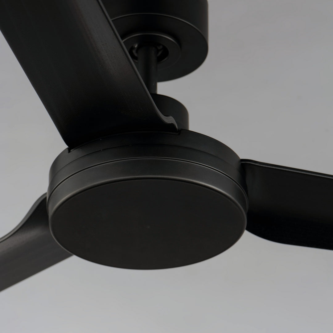 Maxim - 88807BK - 52" Outdoor Ceiling Fan - Ultra Slim - Black