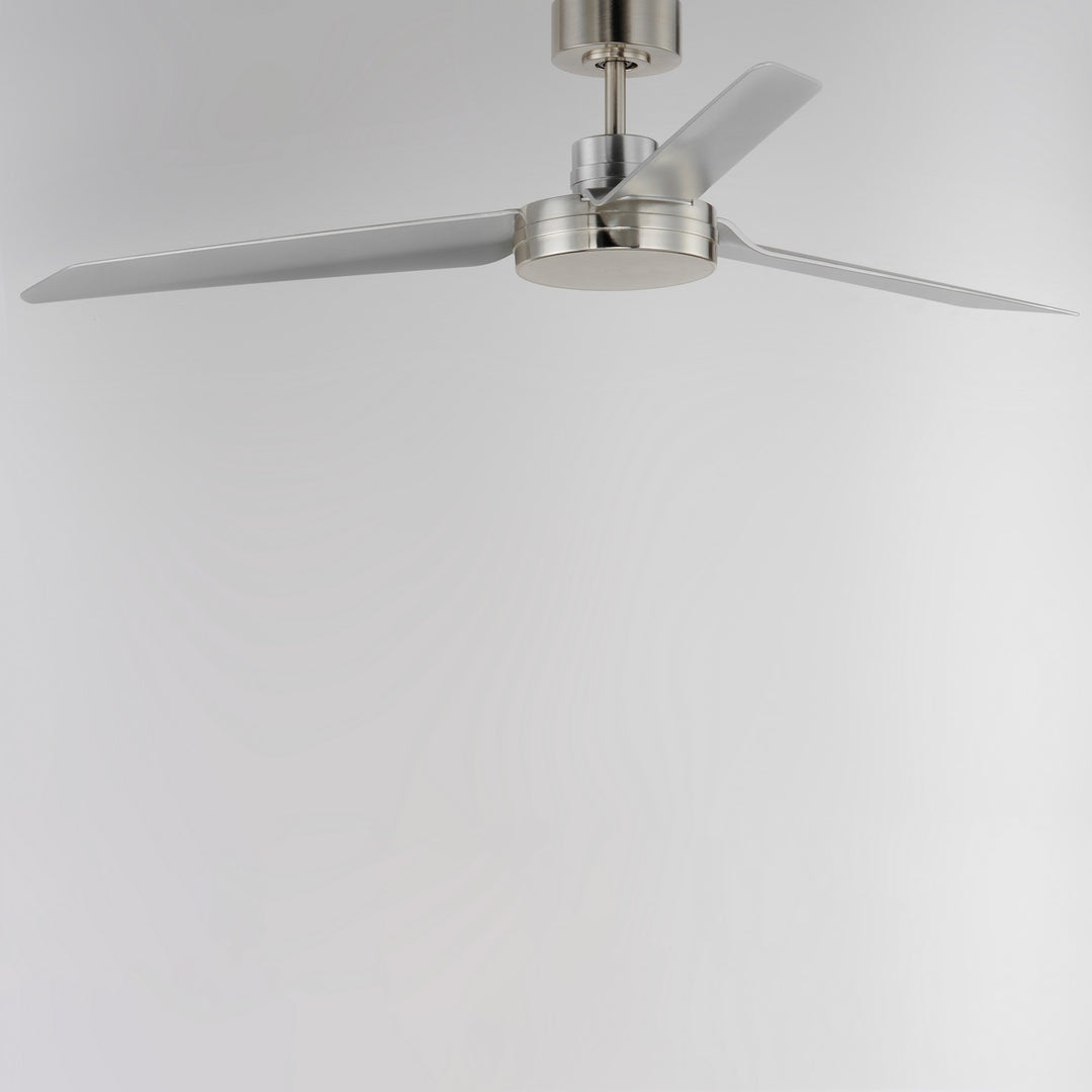 Maxim - 88807SN - 52" Outdoor Ceiling Fan - Ultra Slim - Satin Nickel