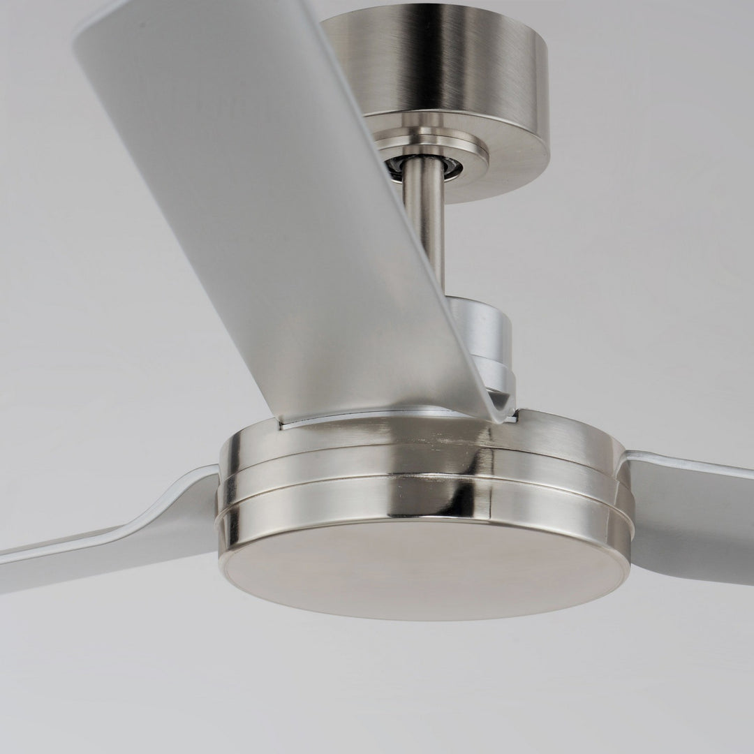 Maxim - 88807SN - 52" Outdoor Ceiling Fan - Ultra Slim - Satin Nickel