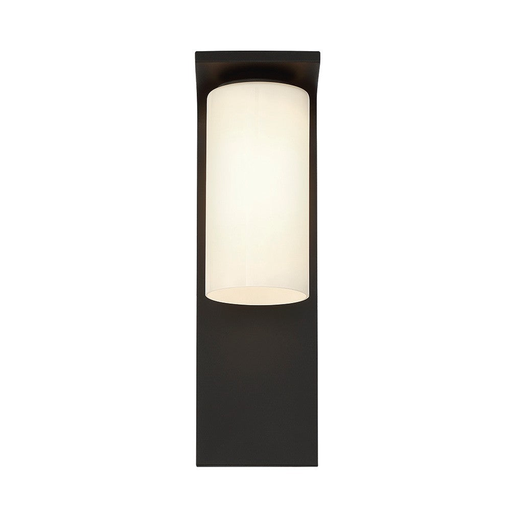 Colonne One Light Outdoor Wall Sconce in Black - available from The Lighting Shoppe, trusted by Canadian homeowners