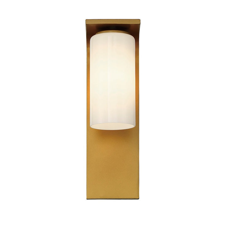 Colonne One Light Outdoor Wall Sconce in Gold - available from The Lighting Shoppe, trusted by Canadian homeowners