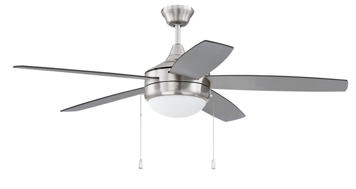 Phaze Energy Star 5 52"Ceiling Fan in Brushed Polished Nickel - available from The Lighting Shoppe, trusted by Canadian homeowners