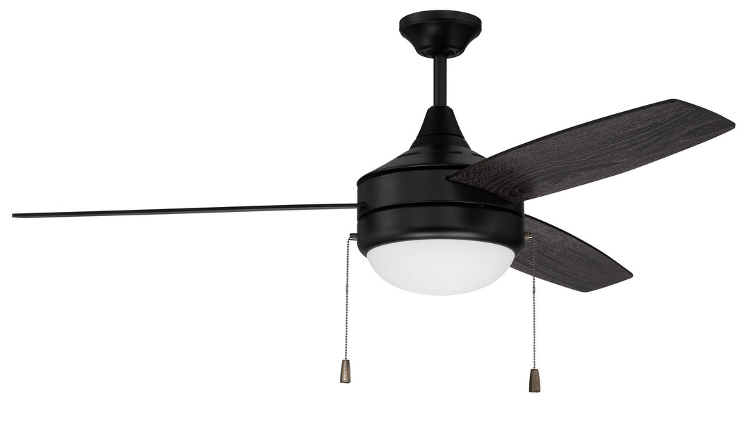 Phaze 3 52"Ceiling Fan in Flat Black - available from The Lighting Shoppe, trusted by Canadian homeowners