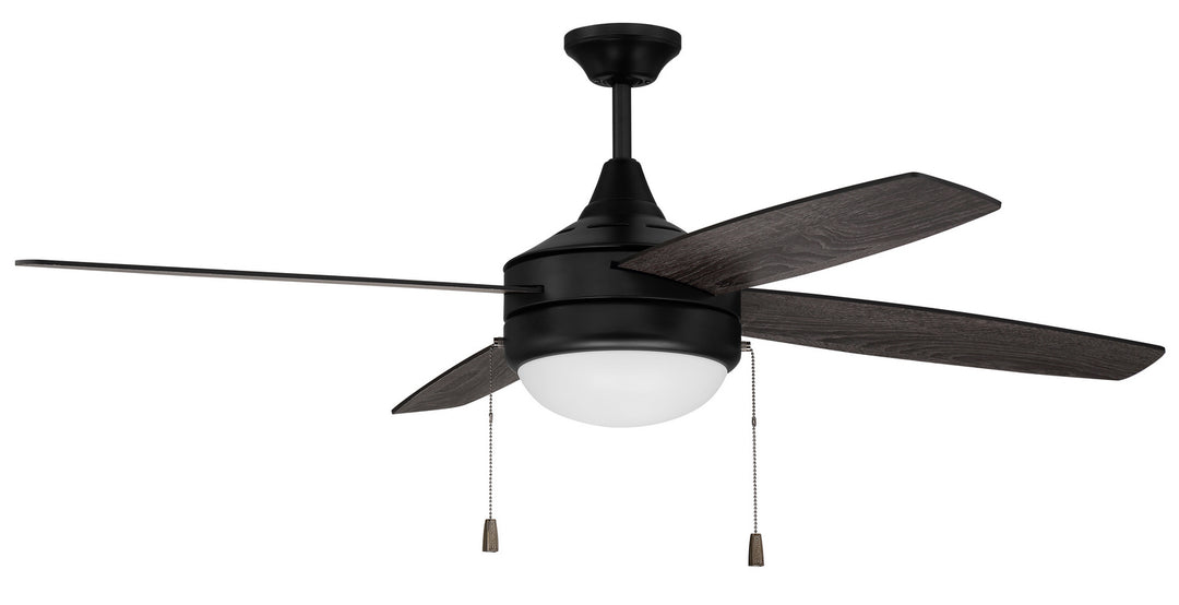 Phaze 4 52"Ceiling Fan in Flat Black - available from The Lighting Shoppe, trusted by Canadian homeowners