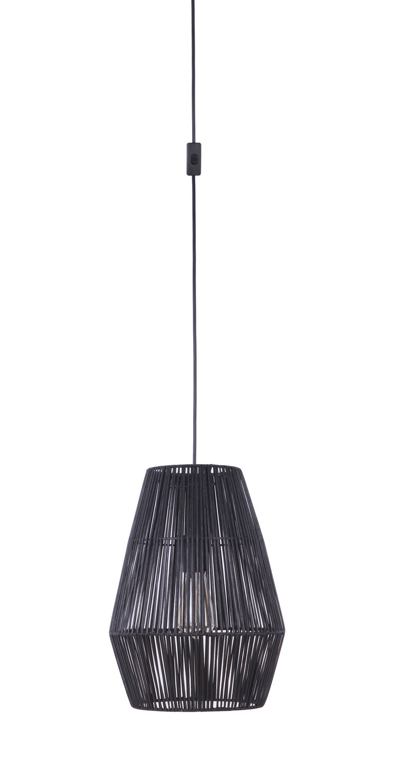 Swag Pendants One Light Pendant in Flat Black - available from The Lighting Shoppe, trusted by Canadian homeowners