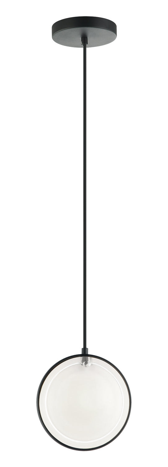 Chatoyant One Light Pendant in Matte Black - available from The Lighting Shoppe, trusted by Canadian homeowners