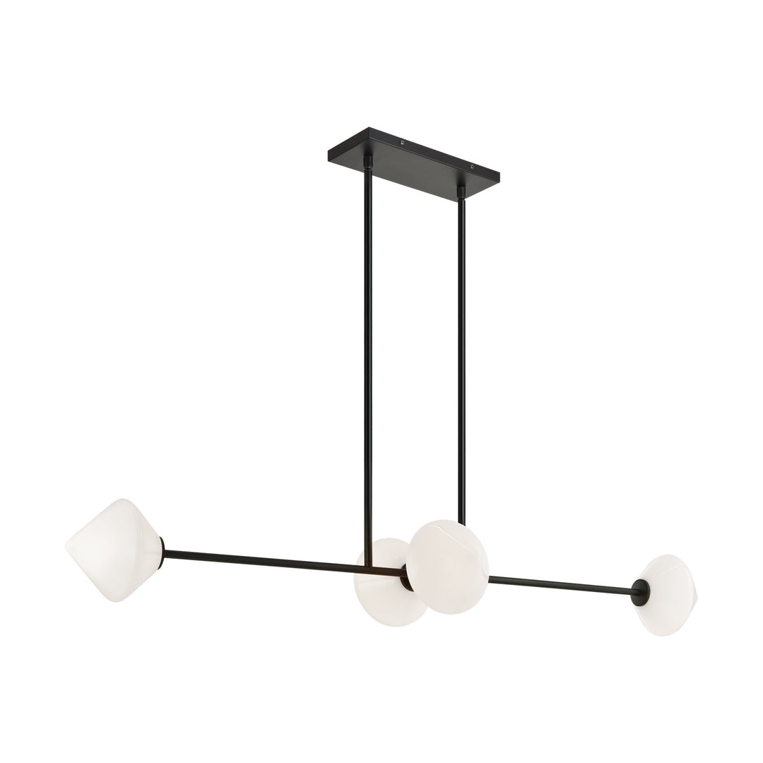 Novo Four Light Pendant in Black - available from The Lighting Shoppe, trusted by Canadian homeowners