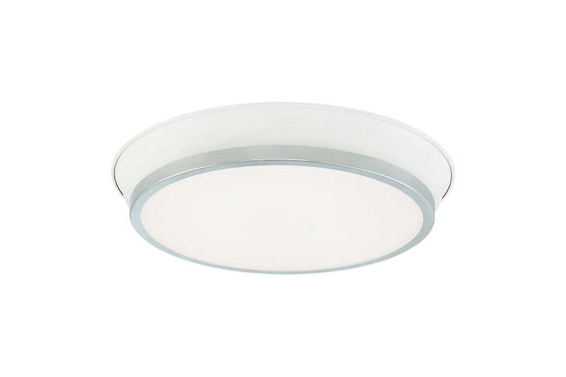 Matteo Canada - M11202WHCH - LED Ceiling Mount - Jaxx - White + Chrome