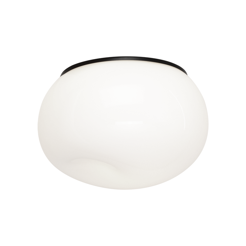 Matteo Canada - M14021BKOP - One Light Flush Mount - Gelasin - Black