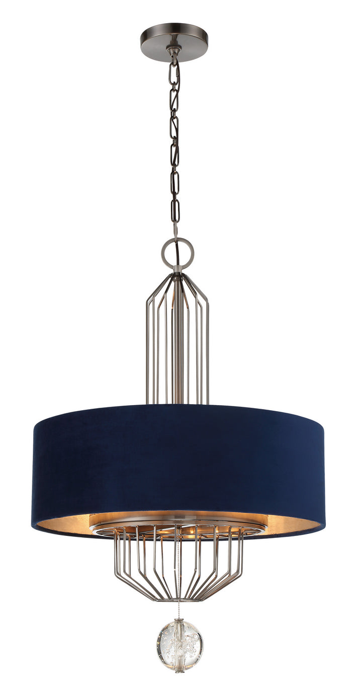 Grandeur Six Light Pendant in Aged Antique Nickel - available from The Lighting Shoppe, trusted by Canadian homeowners