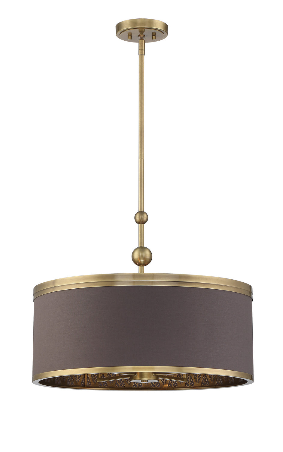 Splendour Five Light Pendant in Aged Antique Brass - available from The Lighting Shoppe, trusted by Canadian homeowners