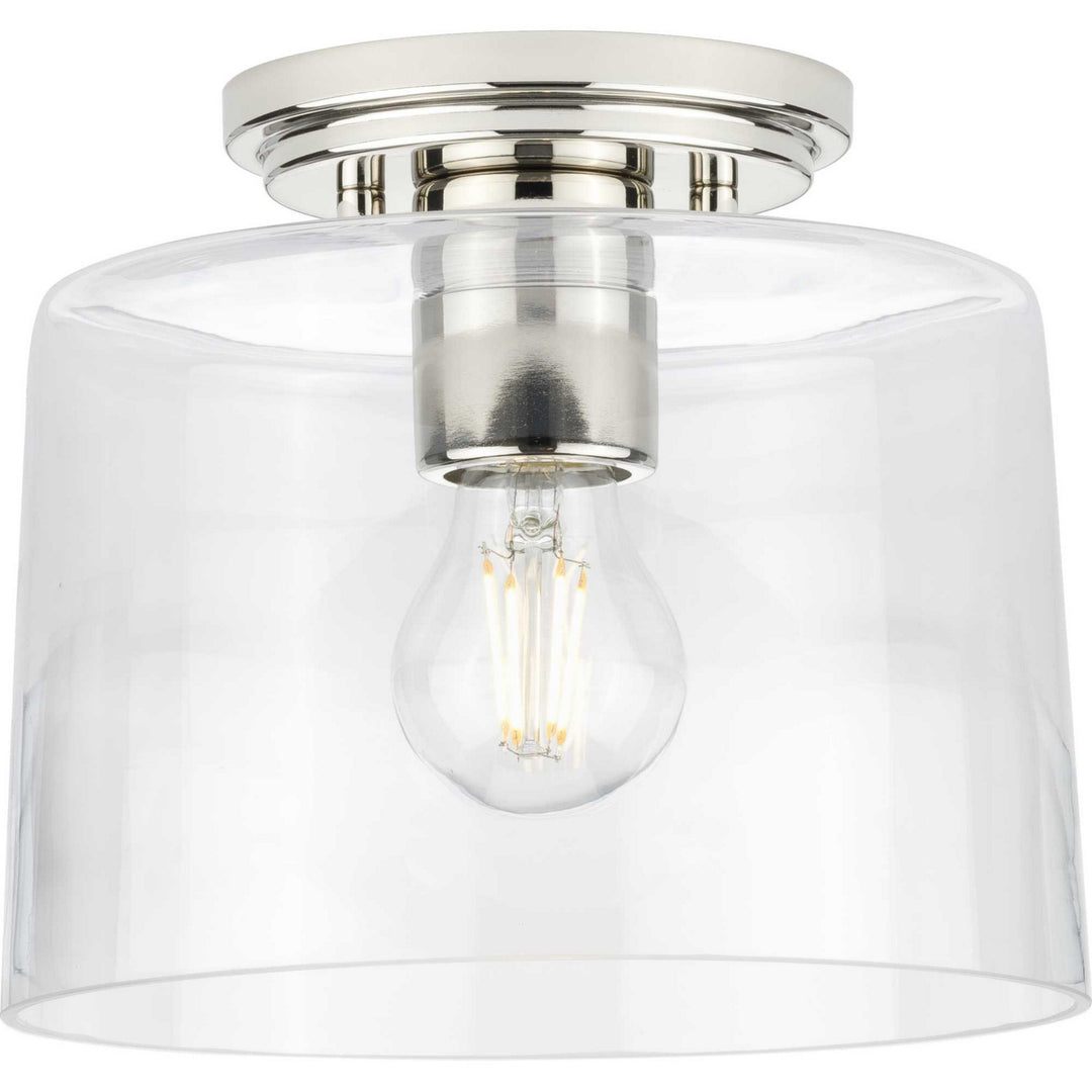 Progress Canada - P350213-104 - One Light Flush Mount - Adley - Polished Nickel