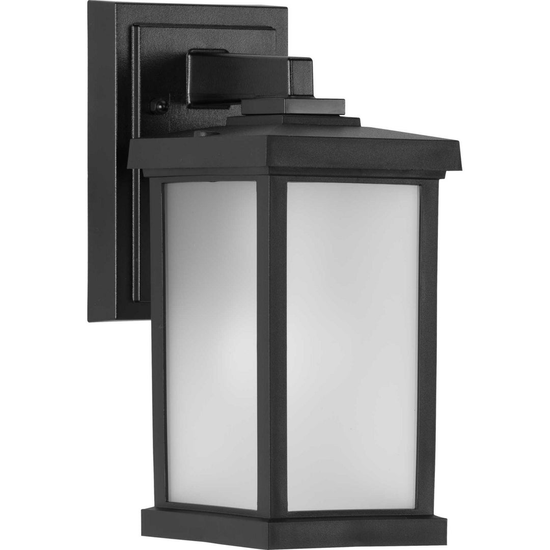 Trafford Non-Metallic Lantern One Light Wall Lantern in Black - available from The Lighting Shoppe, trusted by Canadian homeowners
