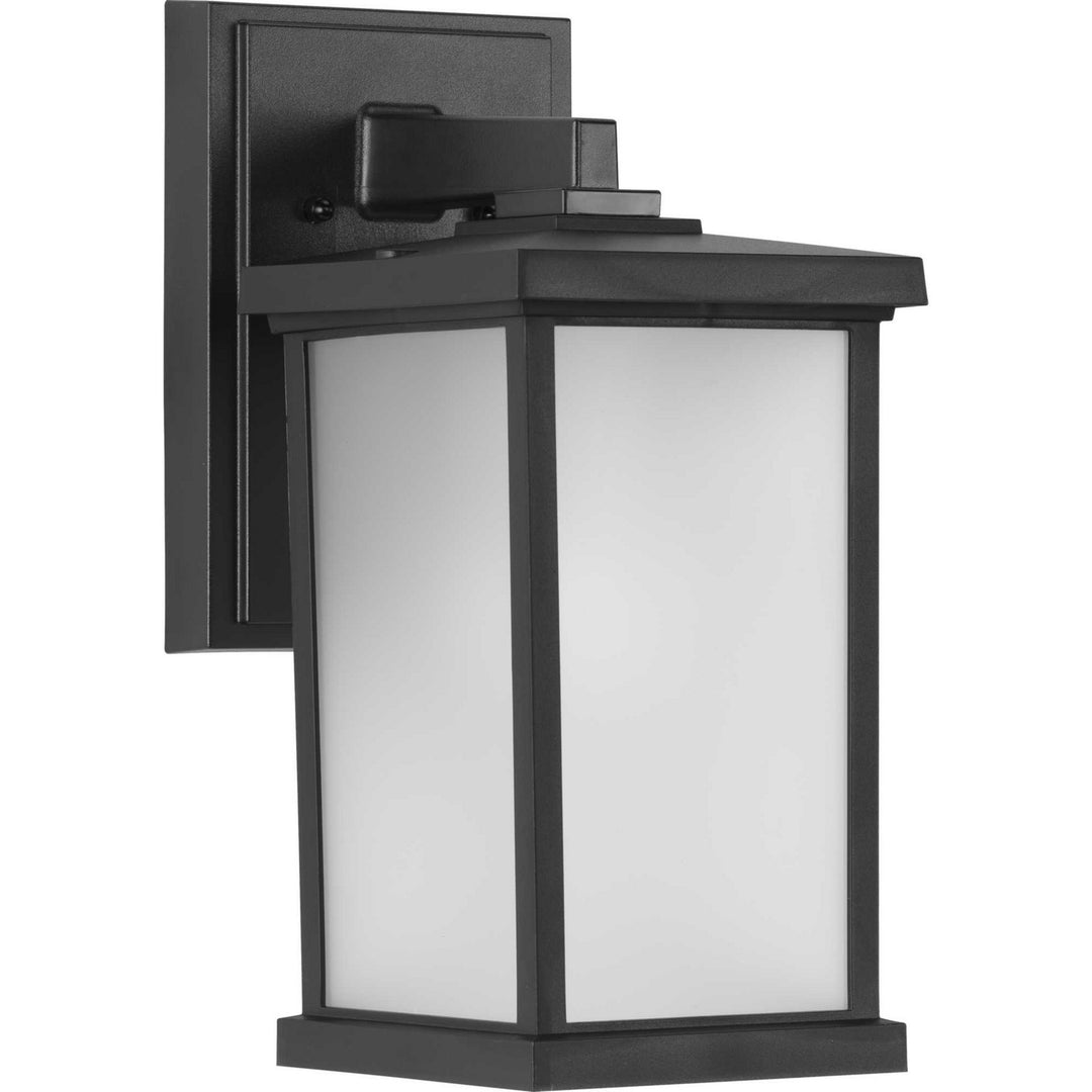 Trafford Non-Metallic Lantern One Light Wall Lantern in Black - available from The Lighting Shoppe, trusted by Canadian homeowners