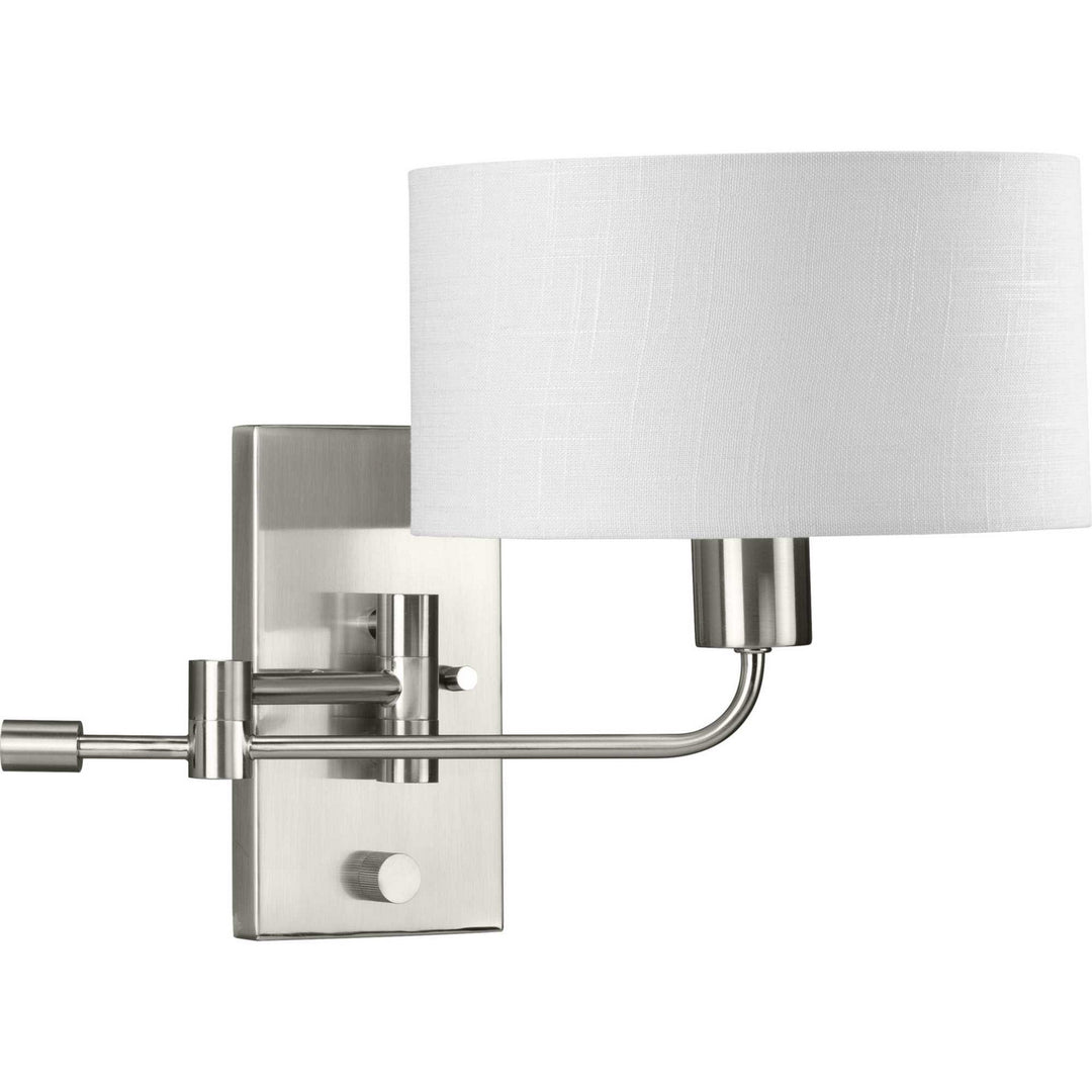 Carrick One Light Wall Bracket in Brushed Nickel - available from The Lighting Shoppe, trusted by Canadian homeowners