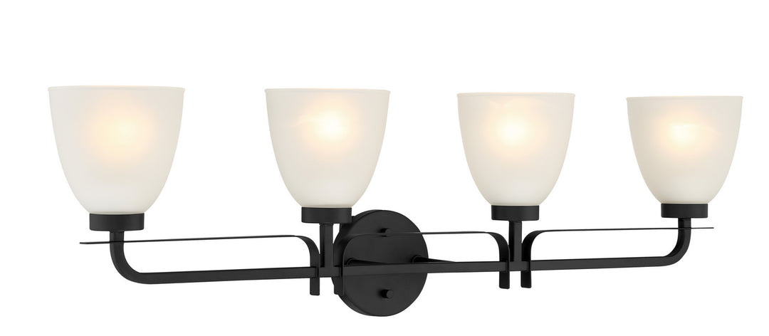 Kaitlen Four Light Bath in Coal - available from The Lighting Shoppe, trusted by Canadian homeowners