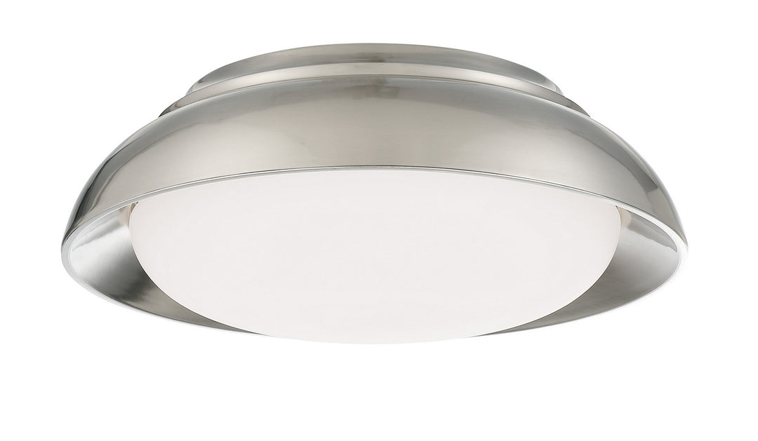 LED Flush Mount in Brushed Nickel - available from The Lighting Shoppe, trusted by Canadian homeowners