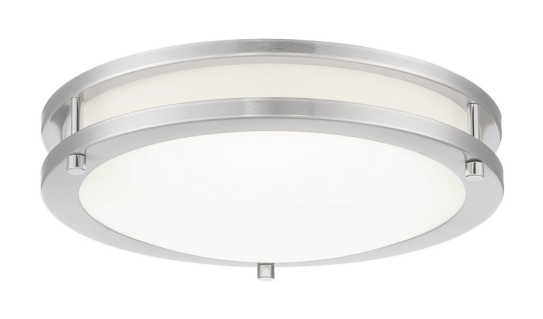 LED Flush Mount in Brushed Nickel - available from The Lighting Shoppe, trusted by Canadian homeowners